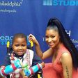 Nicki Minaj at Children's Hospital in Philadelphia
