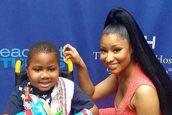 Nicki Minaj at Children's Hospital in Philadelphia