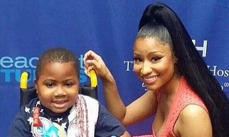 Nicki Minaj at Children's Hospital in Philadelphia