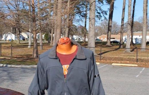 Scary Headless Man Prank