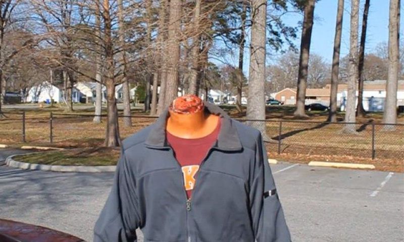 Scary Headless Man Prank