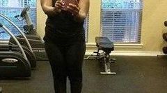 Uche Jombo-Rodriguez shares first post baby work out photo