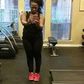 Uche Jombo-Rodriguez shares first post baby work out photo