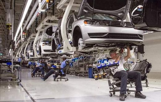 Volkswagen plant in Germany