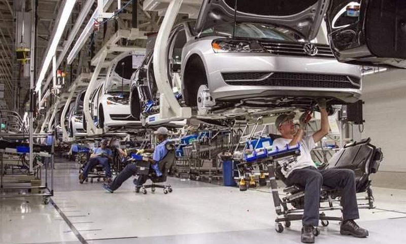 Volkswagen plant in Germany