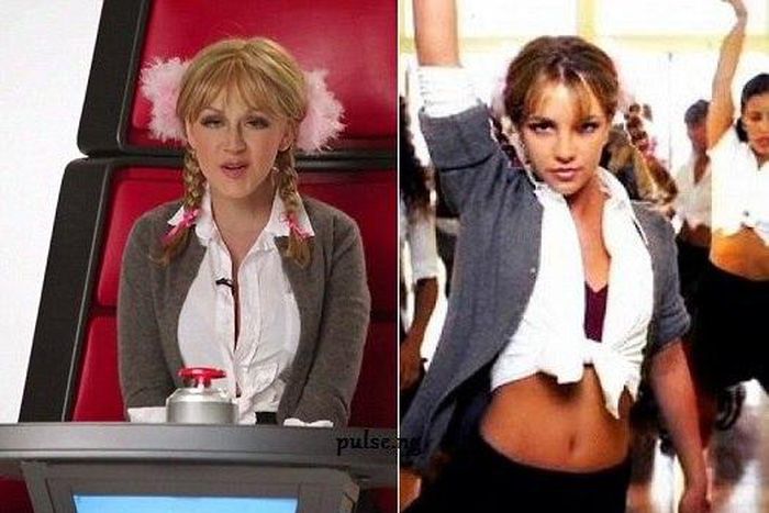 Christina Aguilera shades Britney Spears in The Voice promo?
