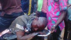 Motorcycle thief involved in accident during escape