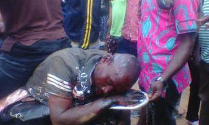 Motorcycle thief involved in accident during escape