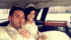 The groom, Salim Mehajer, deputy mayor of Auburn and his bride Alysha on their 'big' day