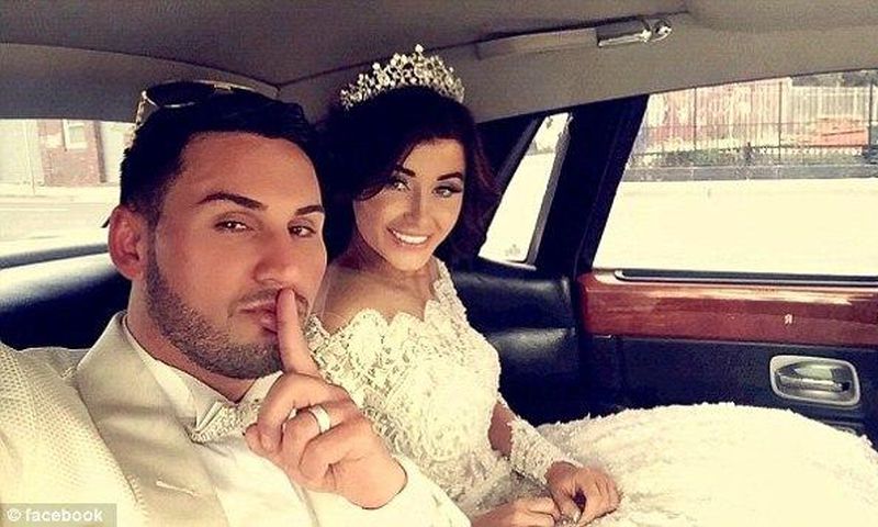 The groom, Salim Mehajer, deputy mayor of Auburn and his bride Alysha on their 'big' day