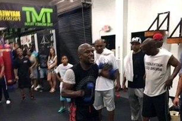 Boxer begins training for his last fight