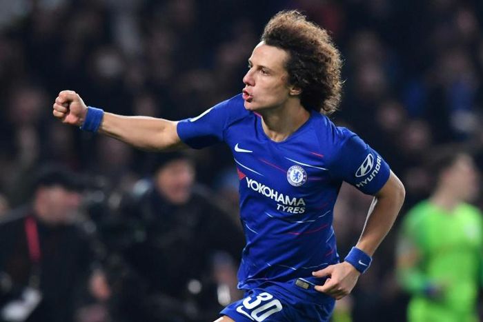 David Luiz scored Chelsea's winning penalty