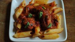 pork with pasta