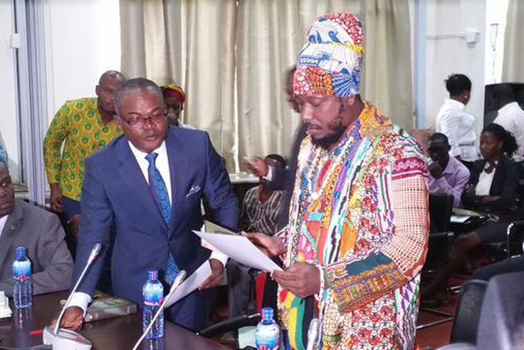 Blakk Rasta before the Privileges Committee of Parliament