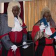 Justice Apau and Justice Pwamang