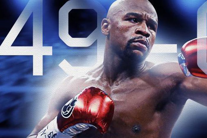 Floyd Mayweather wins