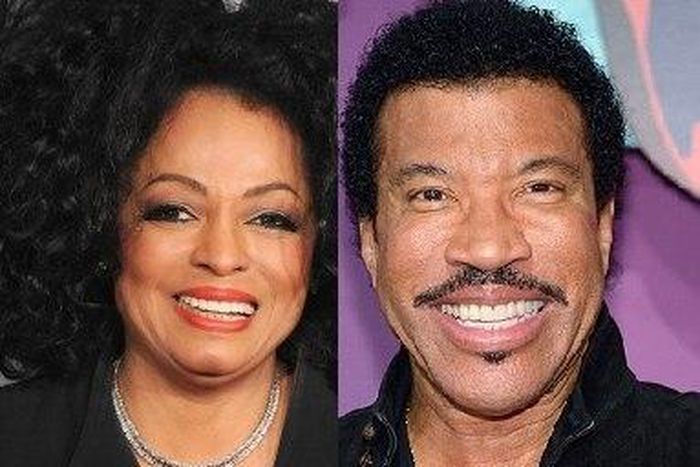 Diana Ross and Lionel Richie