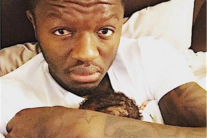 Sulley Muntari and son