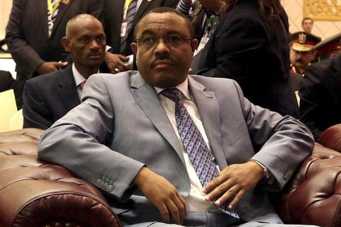 Ethiopian Prime Minster Hailemariam Desalegn attends a signing ceremony for the Agreement on the Declaration of Principles on the Grand Ethiopian Renaissance Dam Project in Khartoum March 23, 2015. REUTERS/ Mohamed Nureldin Abdallah
