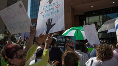 Inmates protest canceled family visits