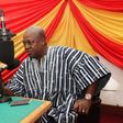 President Mahama speaking at GBC’s Twin City Radio