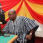 President Mahama speaking at GBC’s Twin City Radio