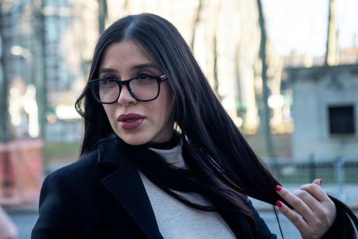 The wife of Joaquin "El Chapo" Guzman, Emma Coronel, arrives at the US Federal Courthouse in Brooklyn January 9, 2019 in New York