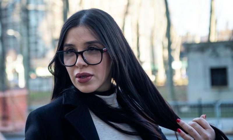 The wife of Joaquin "El Chapo" Guzman, Emma Coronel, arrives at the US Federal Courthouse in Brooklyn January 9, 2019 in New York