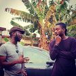 M3nsa & PappyKojo on set