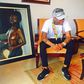 Wizkid shows off art collection