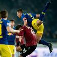 Leipzig's Willi Orban was two strong for Hanover as he netted two second-half headers