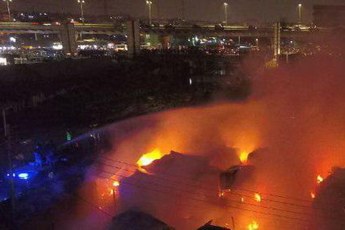 Odorna Market gutted by fire