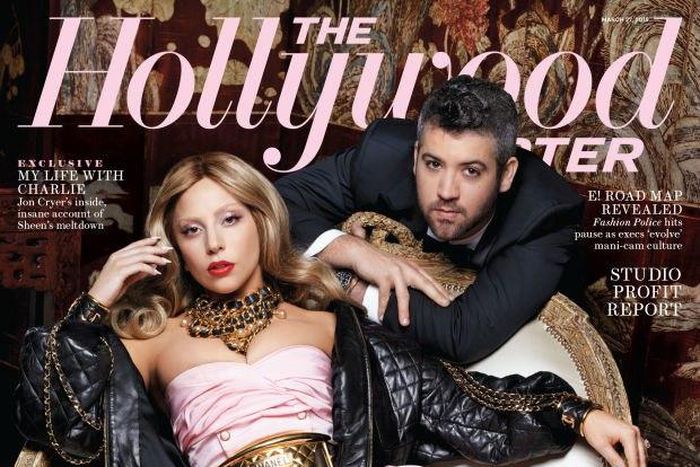 Lady Gaga and stylist Brandon Maxwell cover The Hollywood Reporter
