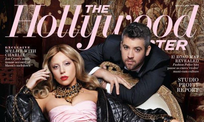 Lady Gaga and stylist Brandon Maxwell cover The Hollywood Reporter