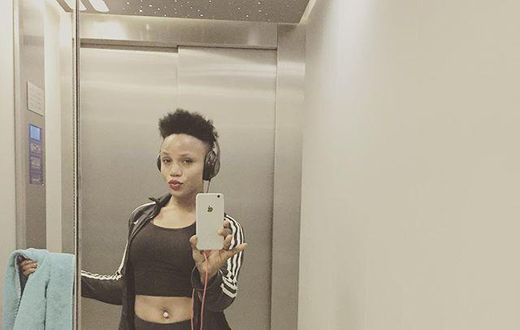 Controversial singer, Maheeda, shows of bold new Mo'hawk