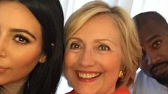 KimYe pick Hillary Clinton as America's next president