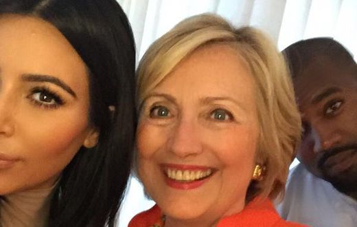 KimYe pick Hillary Clinton as America's next president