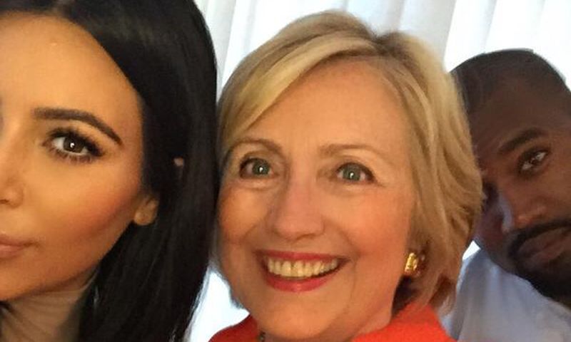 KimYe pick Hillary Clinton as America's next president