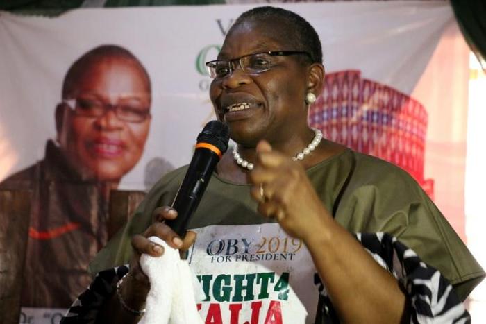 Oby Ezekwesili is a former education minister and ex-World Bank vice-president