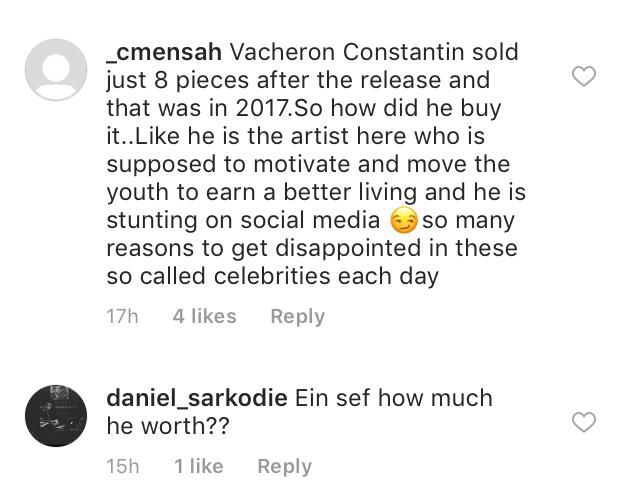 Fans react  to Kuami Eugene’s claim