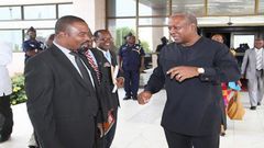 Dr. Vladimir Antwi-Danso with President Mahama