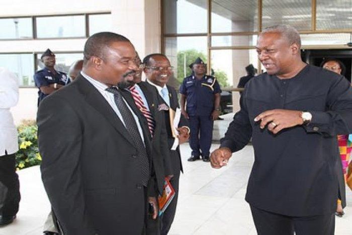 Dr. Vladimir Antwi-Danso with President Mahama