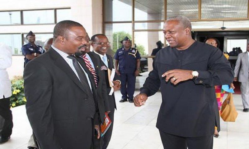 Dr. Vladimir Antwi-Danso with President Mahama