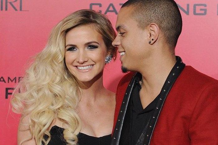 Ashlee Simpson and Evan Ross