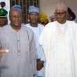 President John Mahama with Muhammadu Buhari