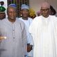 President John Mahama with Muhammadu Buhari