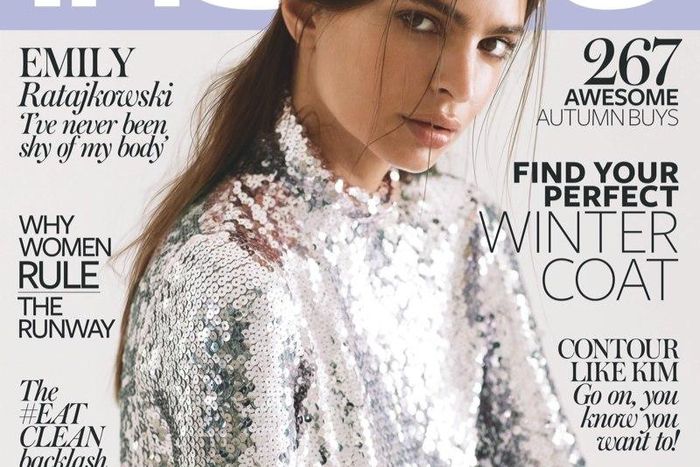 Emily Ratajkowski covers Instyle UK October 2015 issue