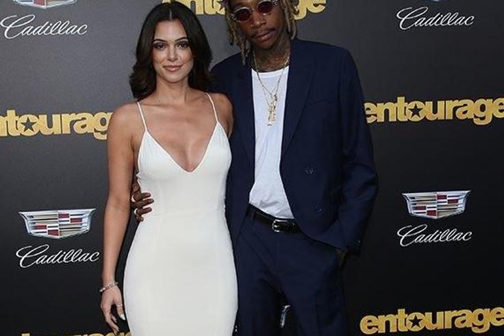 Wiz Khalifa and new girlfriend at 'Entourage' premier in Los Angeles