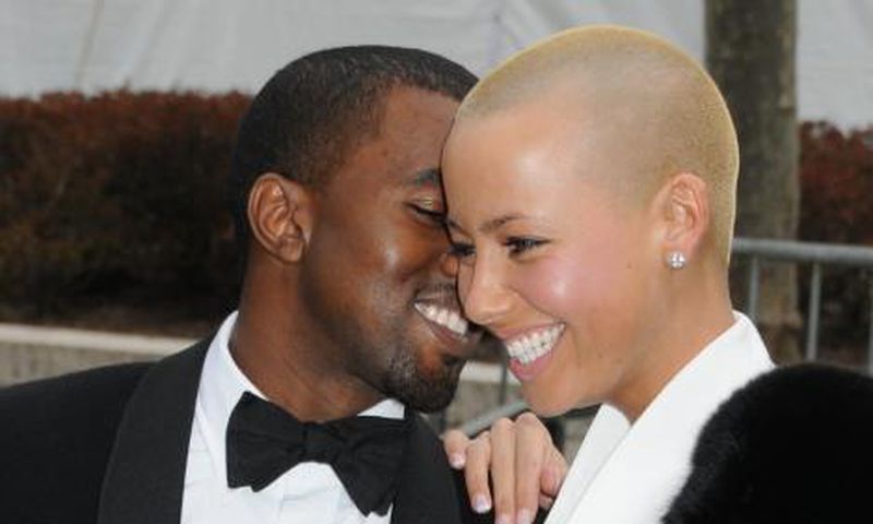 Amber Rose and Kanye West