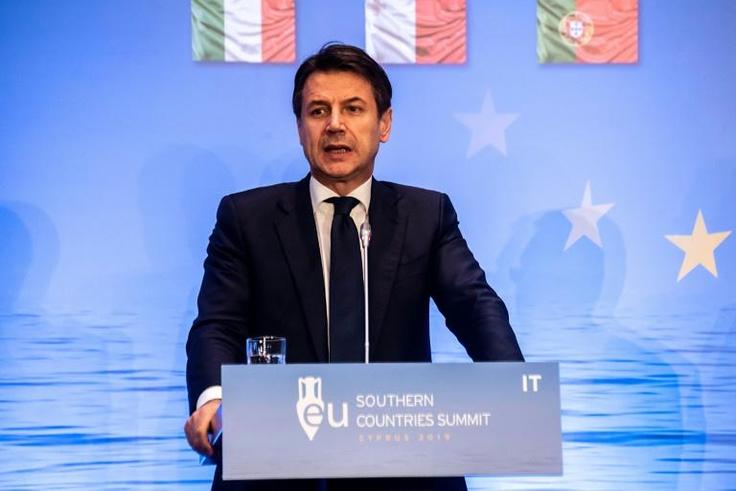 Italian Prime Minister Giuseppe Conte says he expects a "further contraction of gross domestic product"